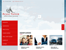 Tablet Screenshot of beyzaturizm.com